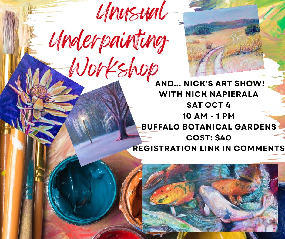 Unusual Underpainting Workshop Unusual Underpainting Workshop