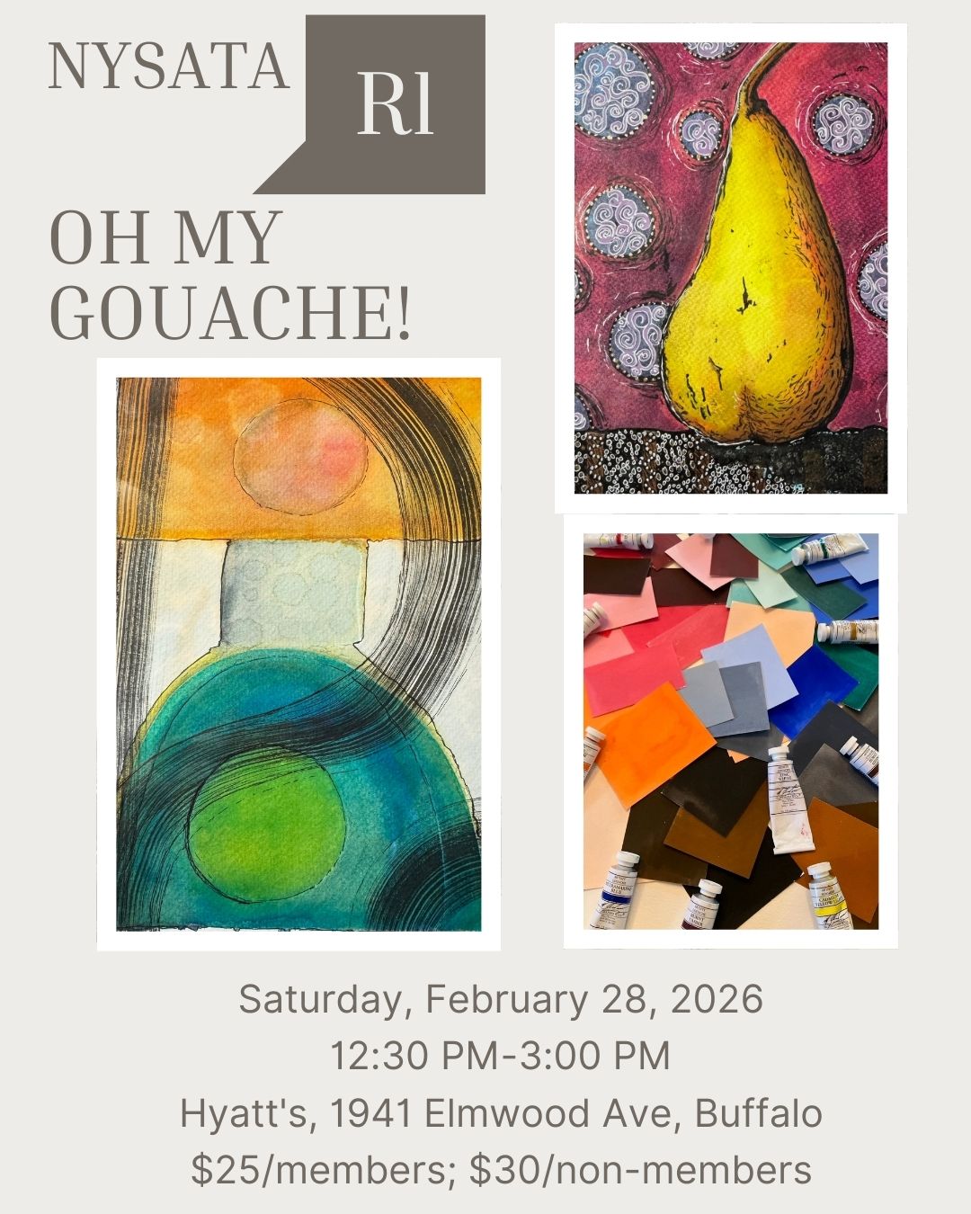 Oh My Gouache Workshop