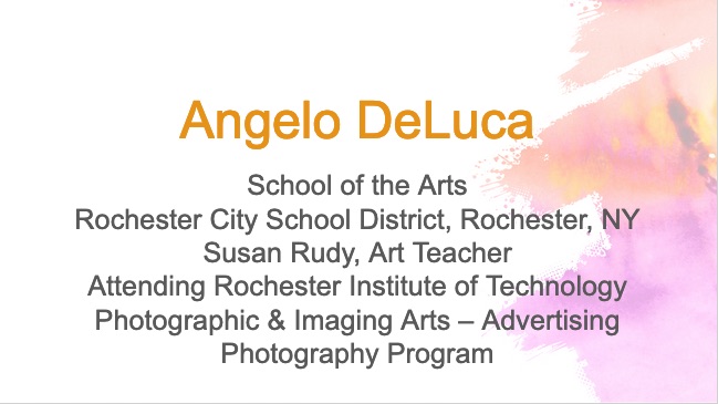 2019 Angelo DeLuca Portfolio 2019 ANgelo DeLuca Portfolio